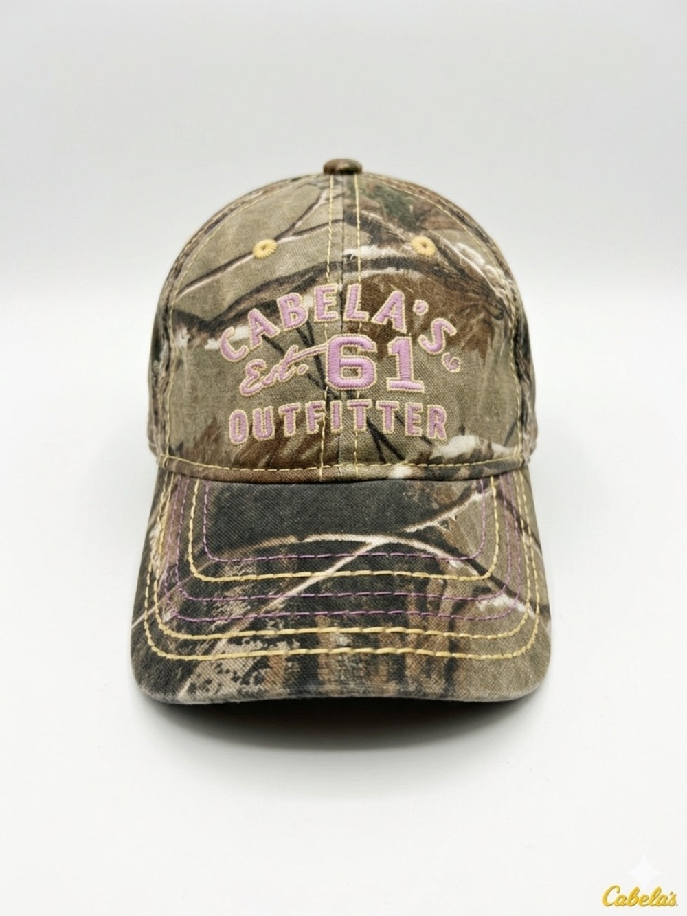 Cabela’s Camouflage Baseball Cap Youth Size Adjustable Hunting Hat